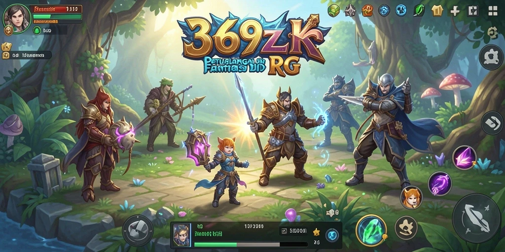 Gameplay <strong>369ZK</strong> menampilkan pertarungan aksi yang mendebarkan di dunia fantasi.