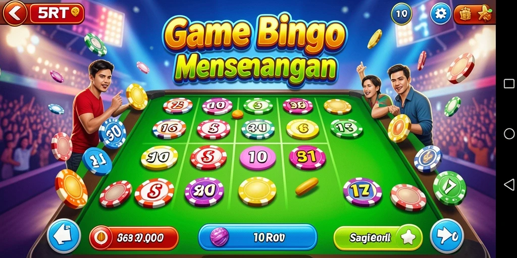 Tampilan gameplay menarik dari game Bingo 5RT