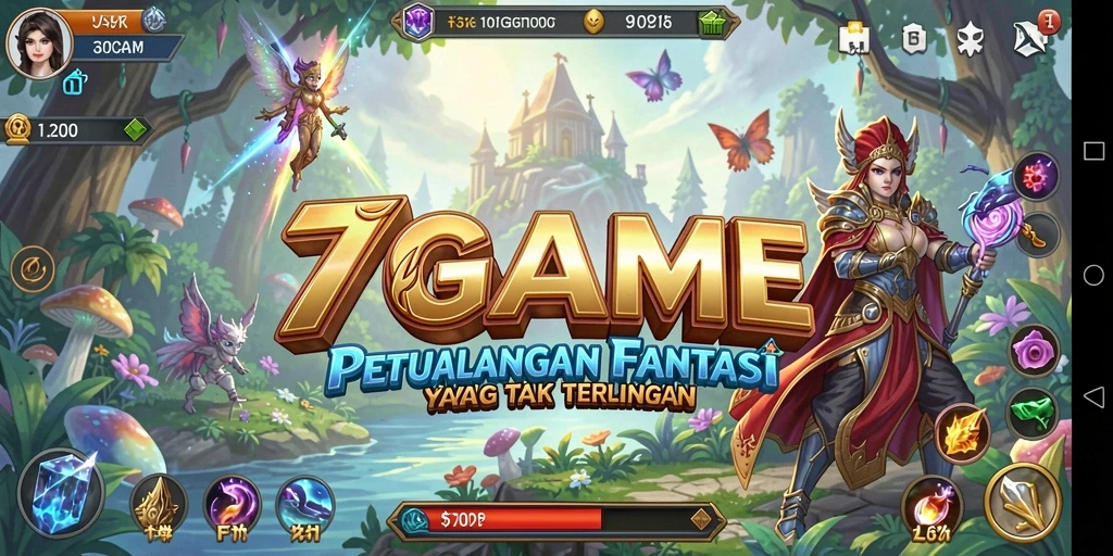 Tampilan gameplay yang menarik di 7GAME dengan aksi RPG seru.