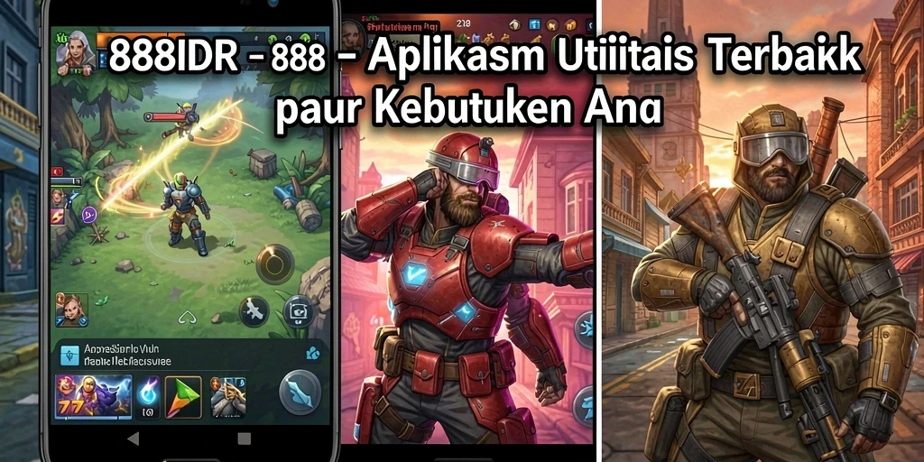 Tampilan antarmuka aplikasi 888IDR yang user-friendly dan intuitif.
