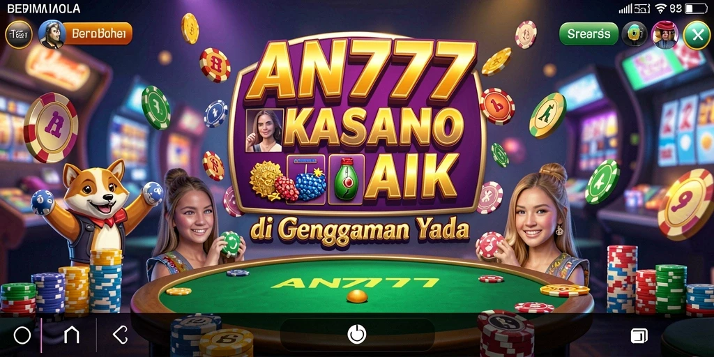 Screenshot AN777 menampilkan gameplay kasino yang mendebarkan dan menarik.