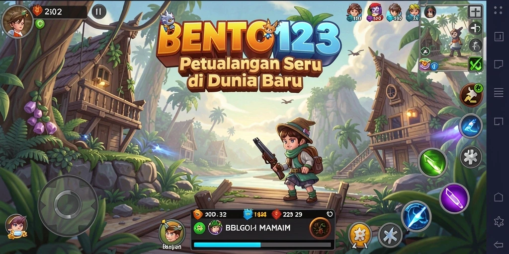 Tangkapan layar utama BENTO123 menampilkan pemandangan indah di dunia petualangan.