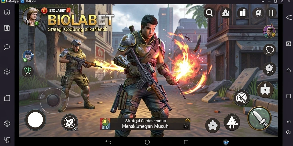 Tampilan gameplay strategis yang mendebarkan di BIOLABET.