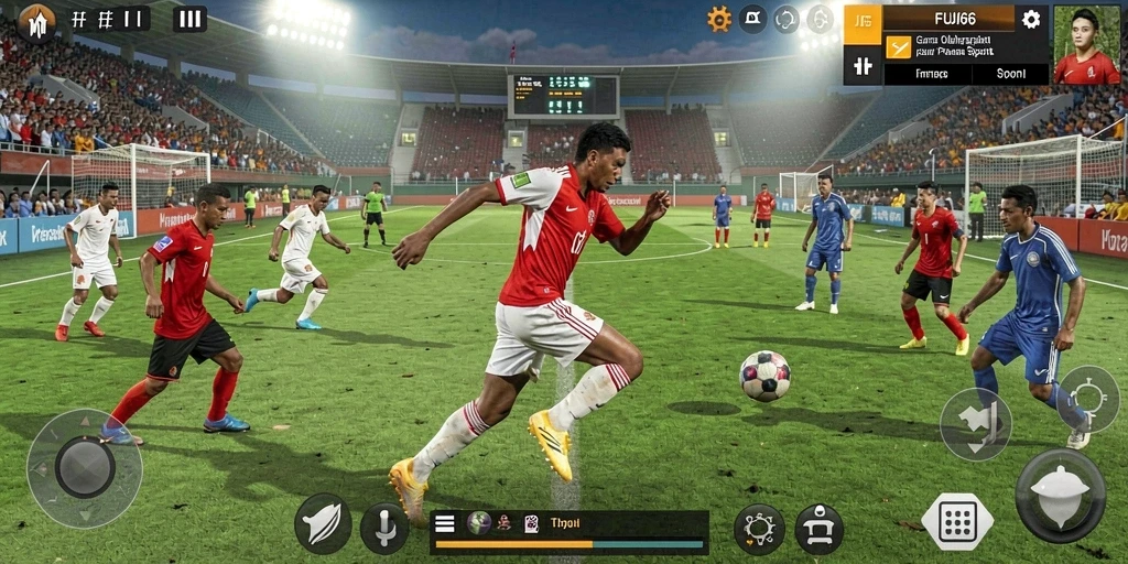 Tampilan menarik dari gameplay FUJI66 yang penuh aksi olahraga.