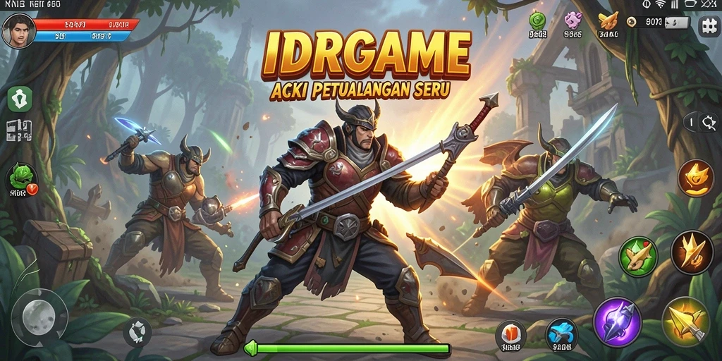 Tampilan gameplay Action mendebarkan dari IDRGAME yang penuh aksi.