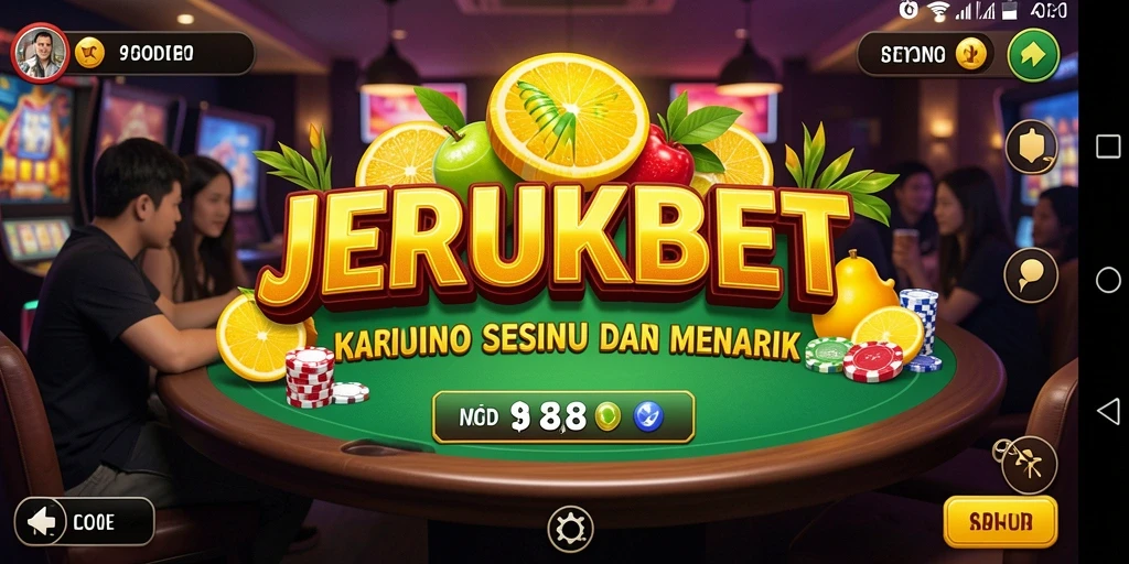 Screenshot utama JERUKBET menampilkan gameplay kasino yang seru.