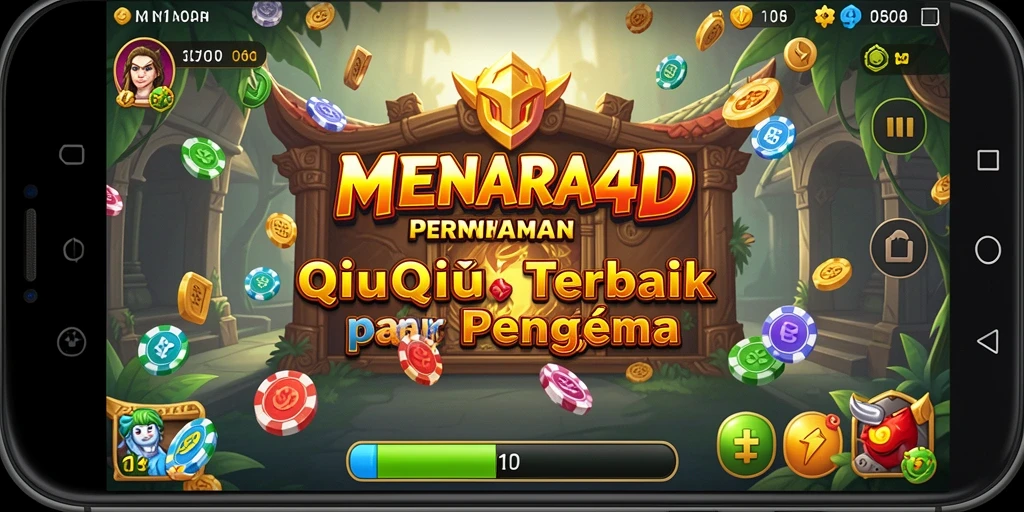 Tampilan utama game QiuQiu yang menarik dan penuh aksi.