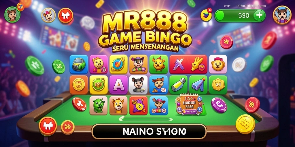 Screenshot gameplay MR888 yang menampilkan keseruan bermain Bingo.