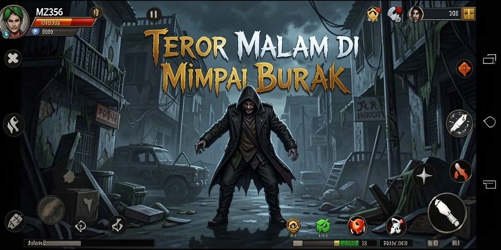 Tampilan menegangkan dari gameplay MZ356 yang penuh kengerian.