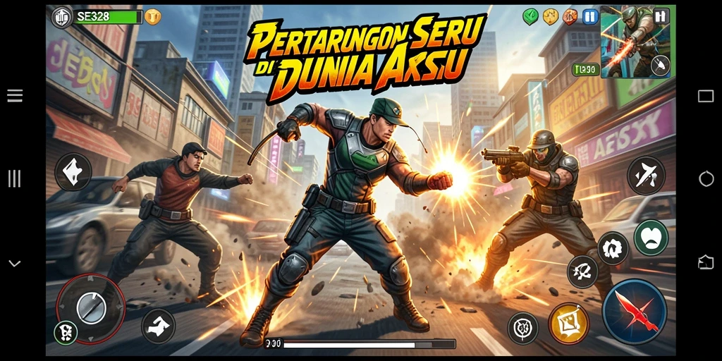 Tampilan gameplay SE328 yang mengesankan dan penuh aksi.