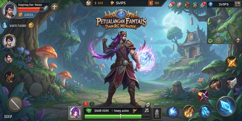 Gameplay RPG yang seru dan penuh aksi di SVIP5.