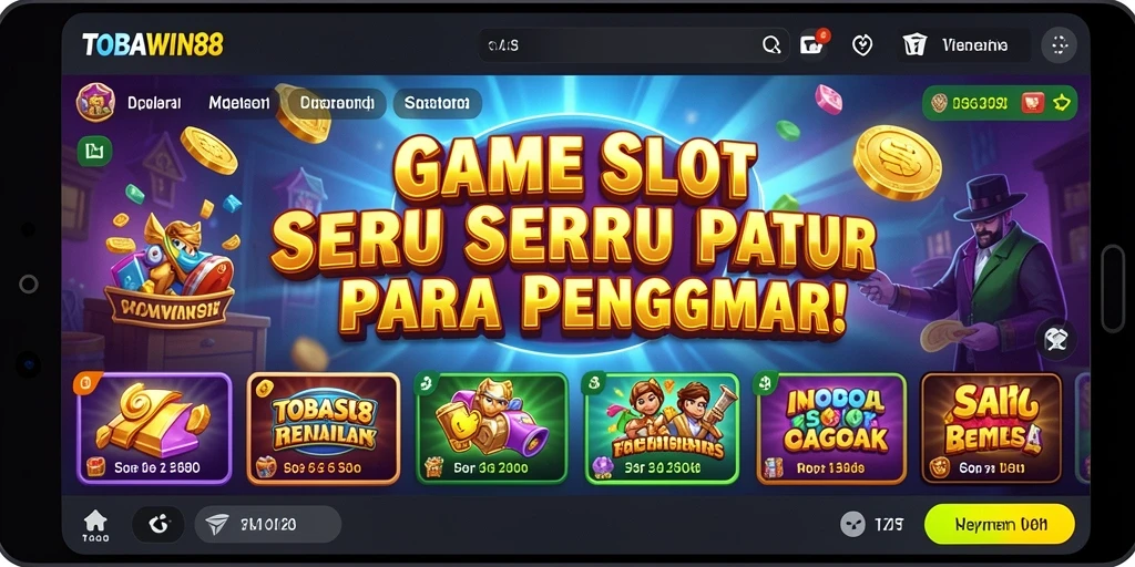 Tampilan gameplay TOBAWIN88 yang seru dan menarik.